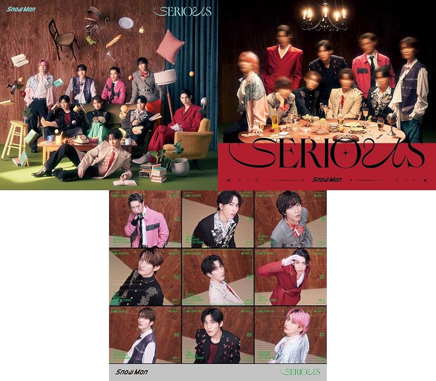  Man シングル　特典付き Snow Man SERIOUS 初回盤B CD+DVD シングル 特典付き Snow Man